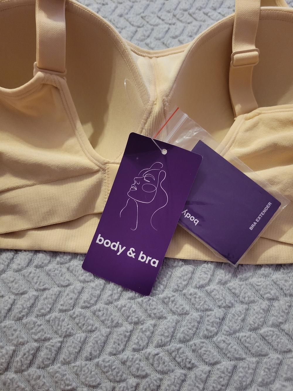 Seamless Wireless Bra - Nude From BODY & BRA Sec Support Size L Bundle Of 3 - Picture 5 of 6